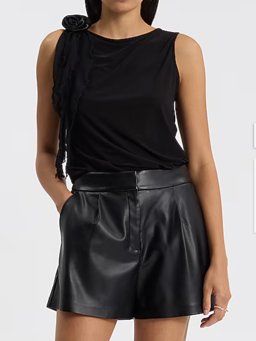 Express Faux Leather High-Waist Women’s Shorts